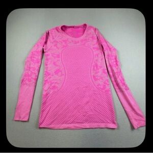 Lululemon Pink Long Sleeve Top